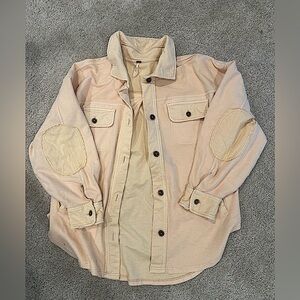 Peach Free People Shacket